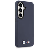 BMW M Metal Logo MagSafe Case til Samsung Galaxy S26 - Navy Blue