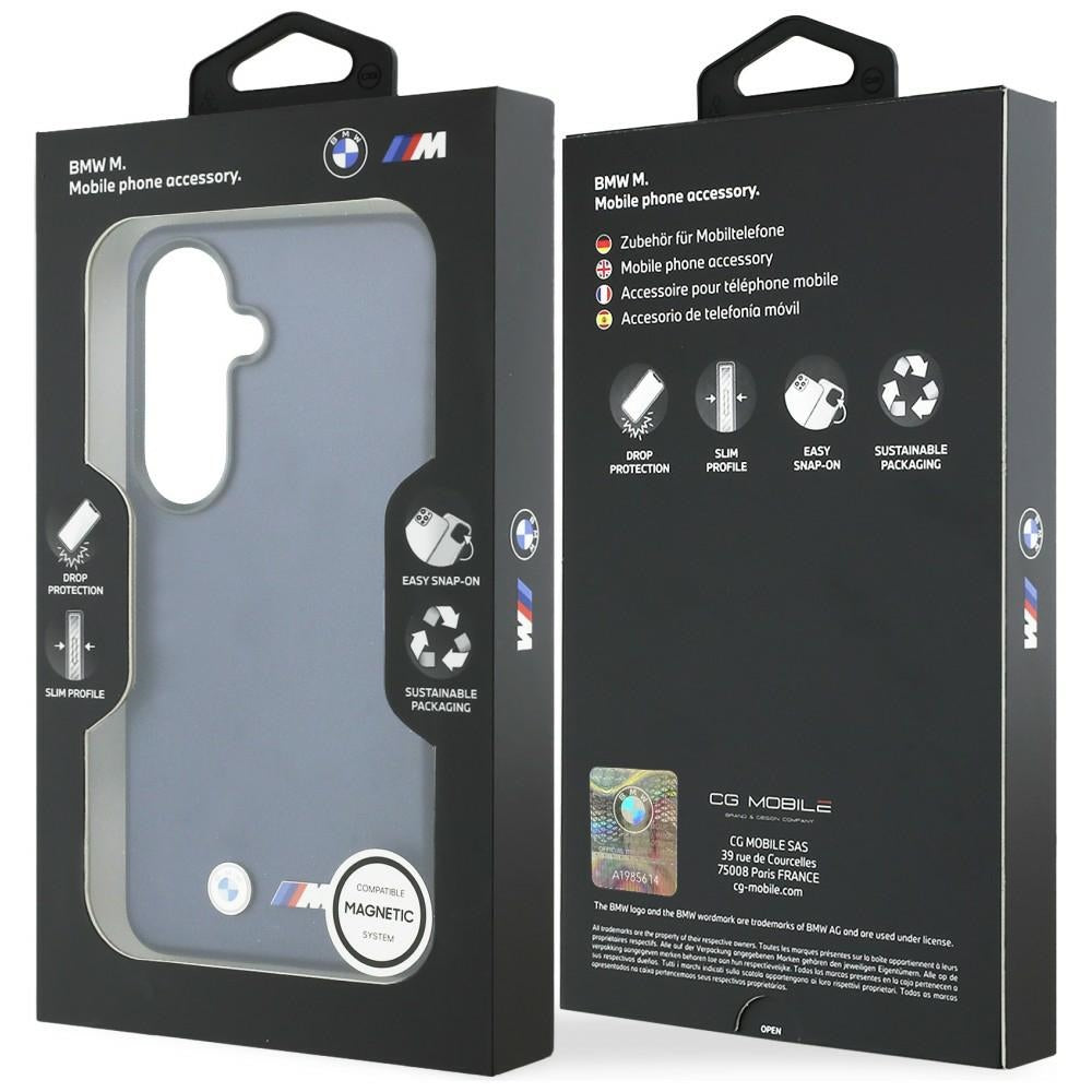 BMW M Metal Logo MagSafe Case til Samsung Galaxy S26 - Navy Blue