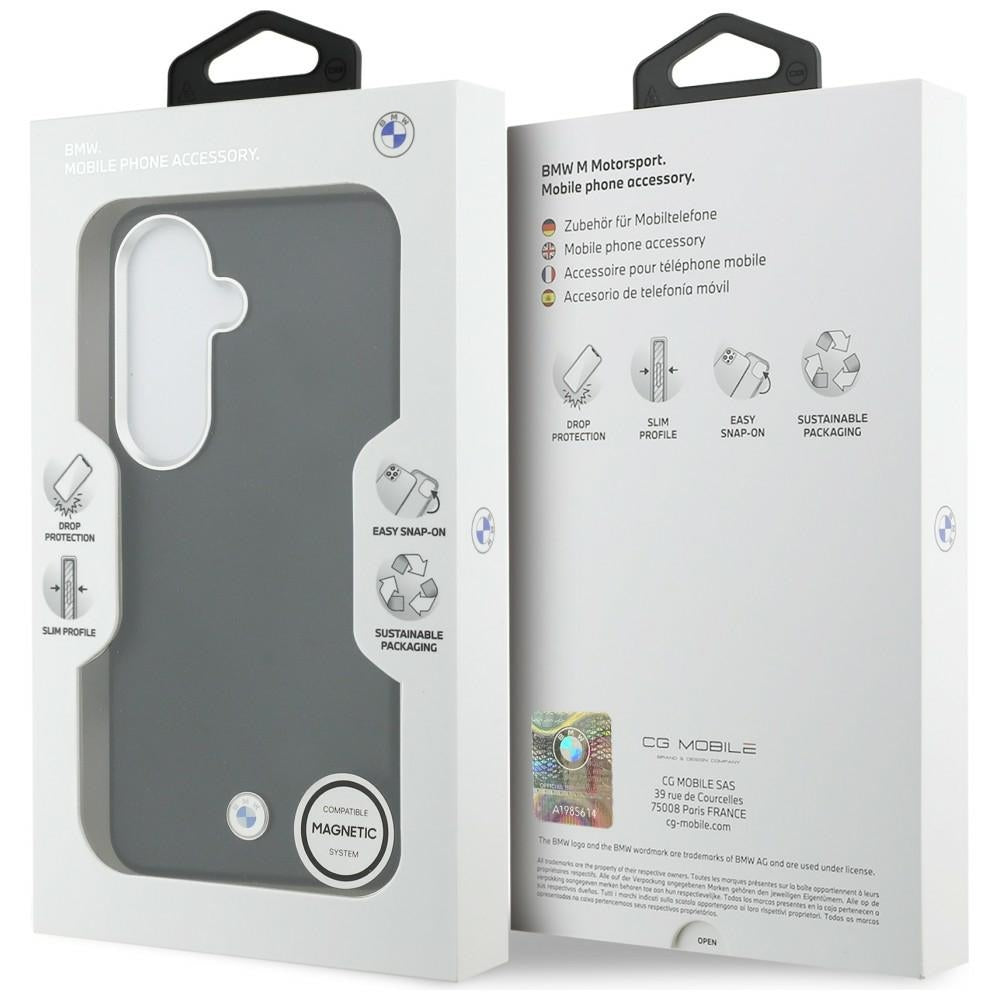 BMW Sign Metal Logo MagSafe Case til Samsung Galaxy S26 - sort
