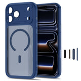 Tech Protect Magpeak Magsafe Cc Iphone 17 Pro Max / 18 Pro Max Mat Dyb Blå