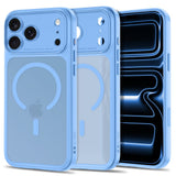 Tech Protect Magpeak Magsafe Cc Iphone 17 Pro / 18 Pro Mat Lysblå