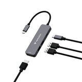 Verbatim 32155 interface hub USB 3.2 Gen 1 (3.1 Gen 1) Type-C 5000 Mbit/s Grå