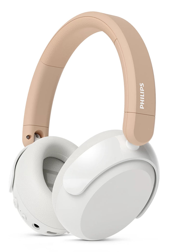 Philips 5000 series TAK5500AL/00 hovedtelefoner/headset Kabel & trådløs Opkald/musik Bluetooth Ravfarvet, Hvid