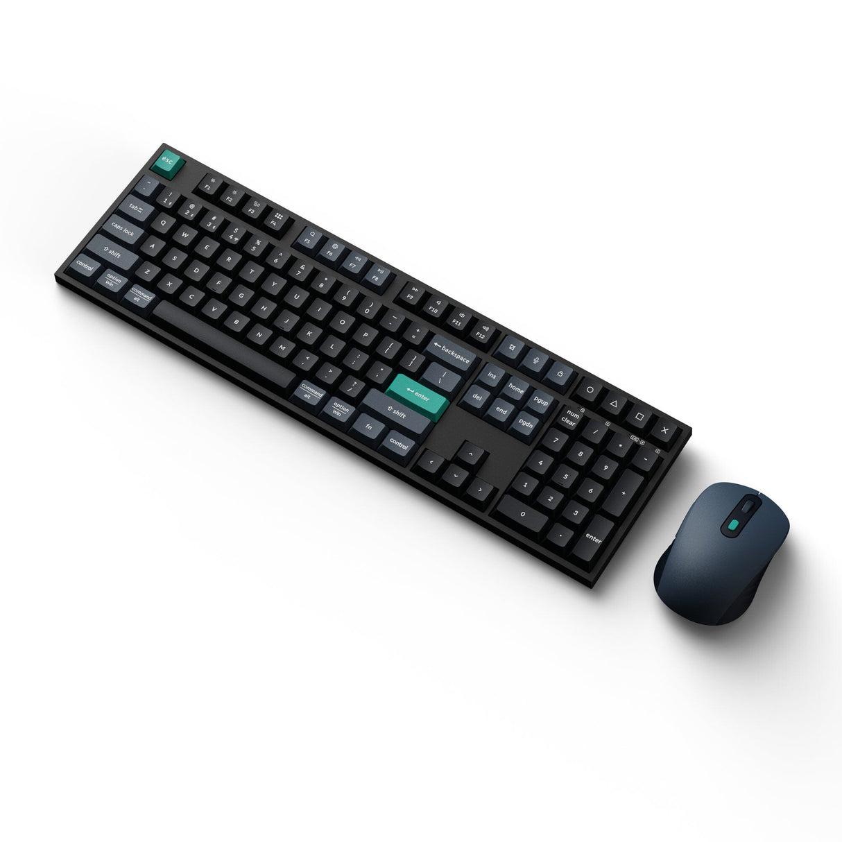 Keychron B36 + BM25 tastatur Mus inkluderet Universel USB + RF Wireless + Bluetooth QWERTY Engelsk Sort