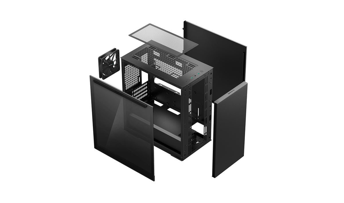 DeepCool MACUBE 110 Tower Mini ITX / micro ATX Sort
