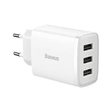 Baseus CCXJ020102 oplader til mobil enhed Universel Hvid Vekselstrøm Indendørs