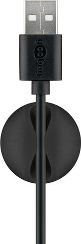 Goobay Kabelholdere 5 stk (black)