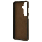 Guess Grained Big 4G Metal Logo Case til Samsung Galaxy S26 - Brunt