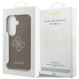 Guess Grained Big 4G Metal Logo Case til Samsung Galaxy S26+ - Brunt