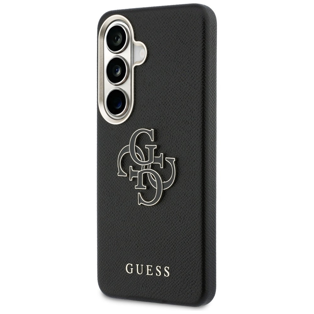 Guess Grained Big 4G Metal Logo case til Samsung Galaxy S26+ - sort
