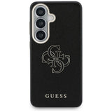 Guess Grained Big 4G Metal Logo case til Samsung Galaxy S26+ - sort