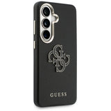 Guess Grained Big 4G Metal Logo case til Samsung Galaxy S26+ - sort