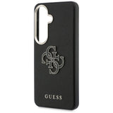 Guess Grained Big 4G Metal Logo case til Samsung Galaxy S26+ - sort