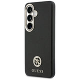 Guess Rhinestone Round Logo MagSafe Case til Samsung Galaxy S26+ - sort