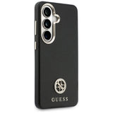 Guess Rhinestone Round Logo MagSafe Case til Samsung Galaxy S26+ - sort