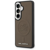 Karl Lagerfeld Embossed Ring Initialer MagSafe Case til Samsung Galaxy S26 - Brown