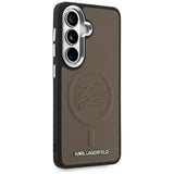 Karl Lagerfeld Embossed Ring Initialer MagSafe Case til Samsung Galaxy S26 - Brown