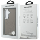 Karl Lagerfeld Embossed Ring Initialer MagSafe Case til Samsung Galaxy S26 - Brown