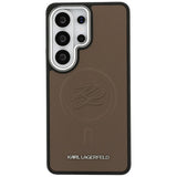 Karl Lagerfeld Embossed Ring Initialer MagSafe Case til Samsung Galaxy S26 Ultra - Brown