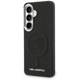 Karl Lagerfeld Embossed Ring Initialer MagSafe Case til Samsung Galaxy S26+ - sort