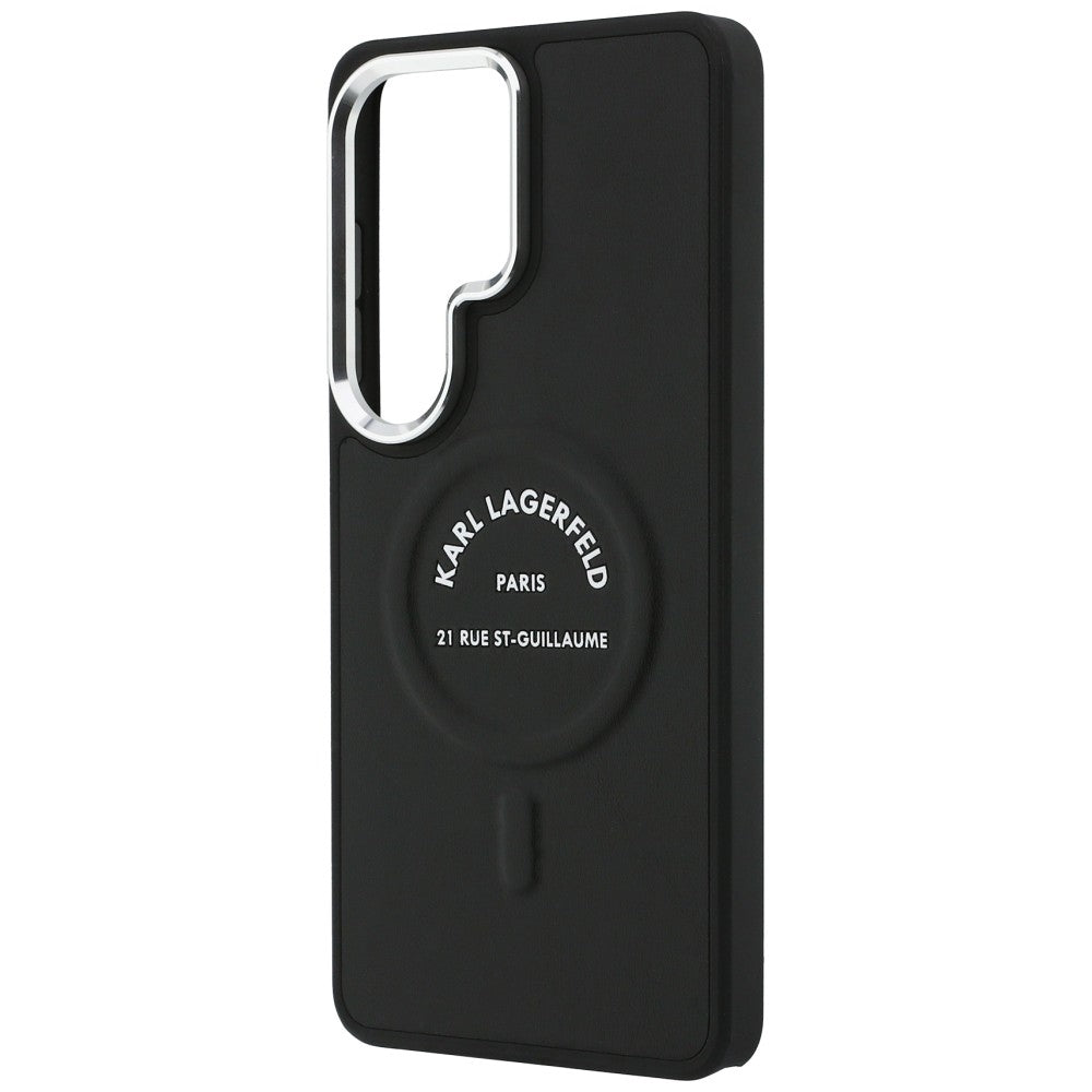 Karl Lagerfeld Embossed Ring RSG Logo MagSafe Case til Samsung Galaxy S26 Ultra - sort