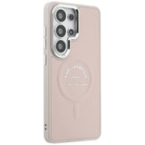 Karl Lagerfeld Embossed Ring RSG Logo MagSafe Case til Samsung Galaxy S26 Ultra - Pink
