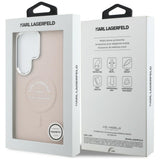 Karl Lagerfeld Embossed Ring RSG Logo MagSafe Case til Samsung Galaxy S26 Ultra - Pink
