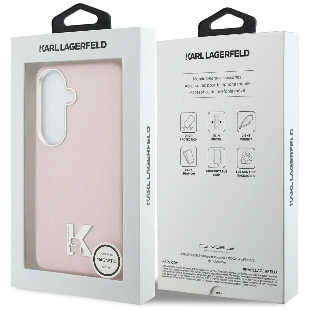 Karl Lagerfeld K Metal Logo MagSafe Case til Samsung Galaxy S26 - Pink