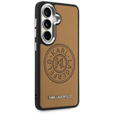 Karl Lagerfeld Perforeret KL MagSafe Case til Samsung Galaxy S26 - Brunt