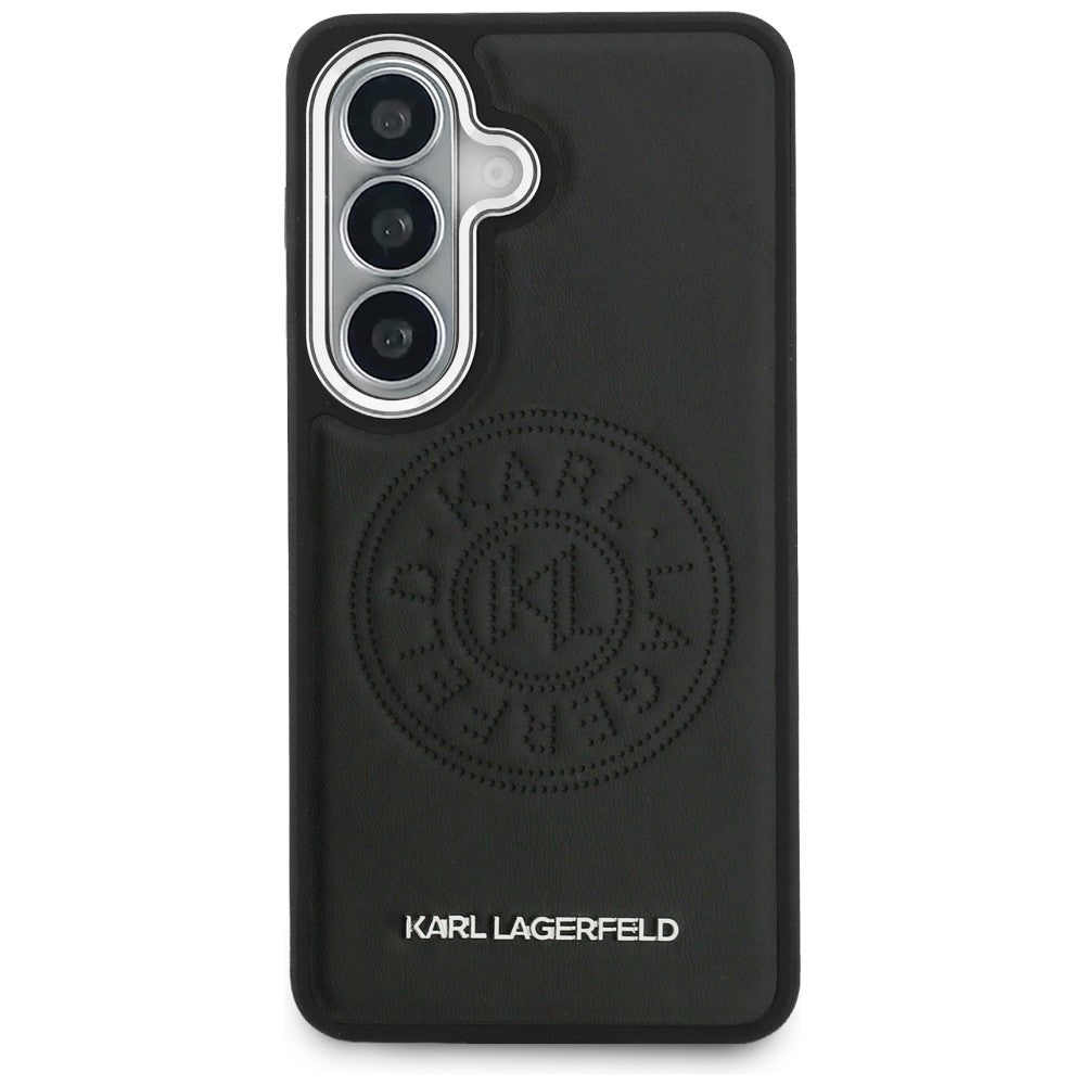 Karl Lagerfeld Perforeret KL MagSafe Case til Samsung Galaxy S26 - sort