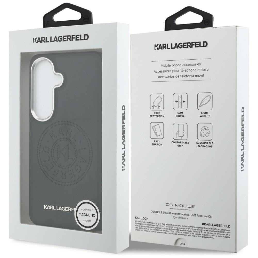 Karl Lagerfeld Perforeret KL MagSafe Case til Samsung Galaxy S26 - sort