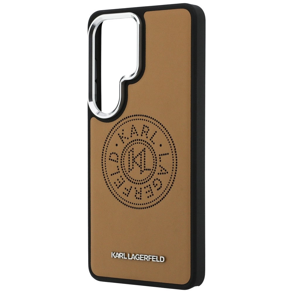Karl Lagerfeld Perforeret KL MagSafe Case til Samsung Galaxy S26 Ultra - Brunt