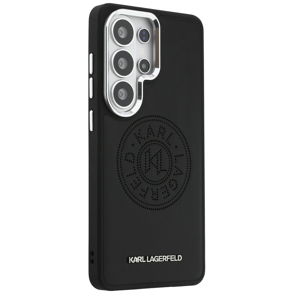 Karl Lagerfeld Perforeret KL MagSafe Case til Samsung Galaxy S26 Ultra - sort