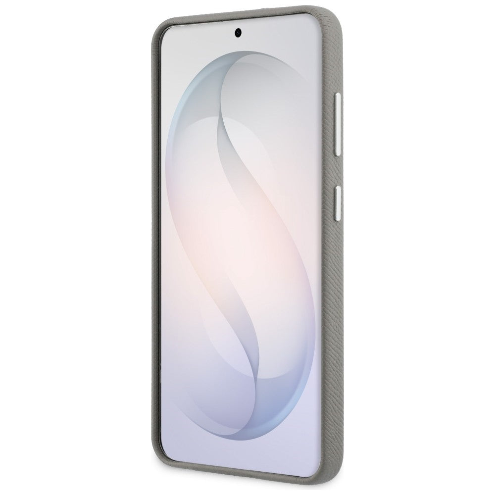 Karl Lagerfeld Saffiano Double Heads Metallkasse til Samsung Galaxy S26 - sølv
