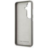 Karl Lagerfeld Saffiano Double Heads Metallkasse til Samsung Galaxy S26 - sølv
