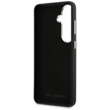 Karl Lagerfeld Saffiano Dobbelthovedet metalfoder til Samsung Galaxy S26+ - sort
