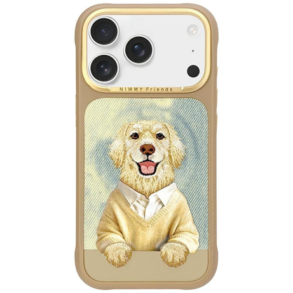 Nimmy Gentle Pets Series Dog MagSafe case til iPhone 17 Pro - brun