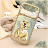 Nimmy Gentle Pets Series Dog MagSafe case til iPhone 17 Pro - brun