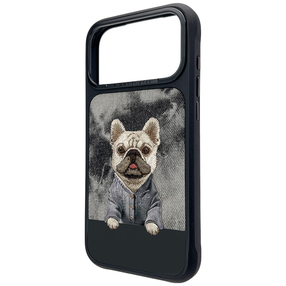 Nimmy Gentle Pets Series Dog MagSafe-fodral til iPhone 17 Pro Max - sort