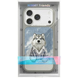 Nimmy Gentle Pets Series Dog MagSafe case til iPhone 17 Pro Max - grå
