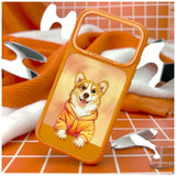 Nimmy Gentle Pets Series Dog MagSafe case for iPhone 17 Pro - orange