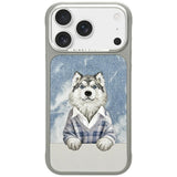 Nimmy Gentle Pets Series Dog MagSafe case til iPhone 17 Pro - grå