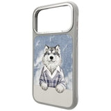 Nimmy Gentle Pets Series Dog MagSafe case til iPhone 17 Pro - grå