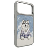 Nimmy Gentle Pets Series Dog MagSafe case til iPhone 17 Pro - grå