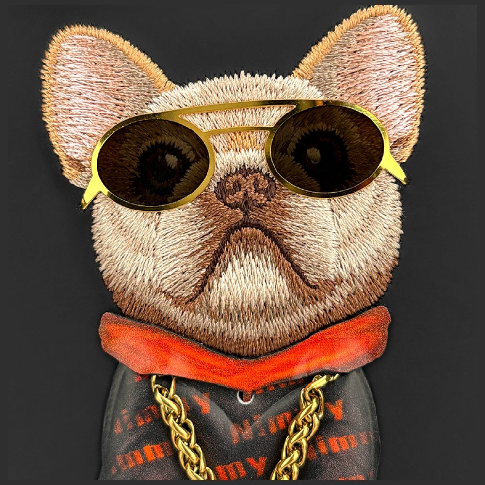 Nimmy Glasses Cool Dog Case for Samsung Galaxy S26 Ultra - Black