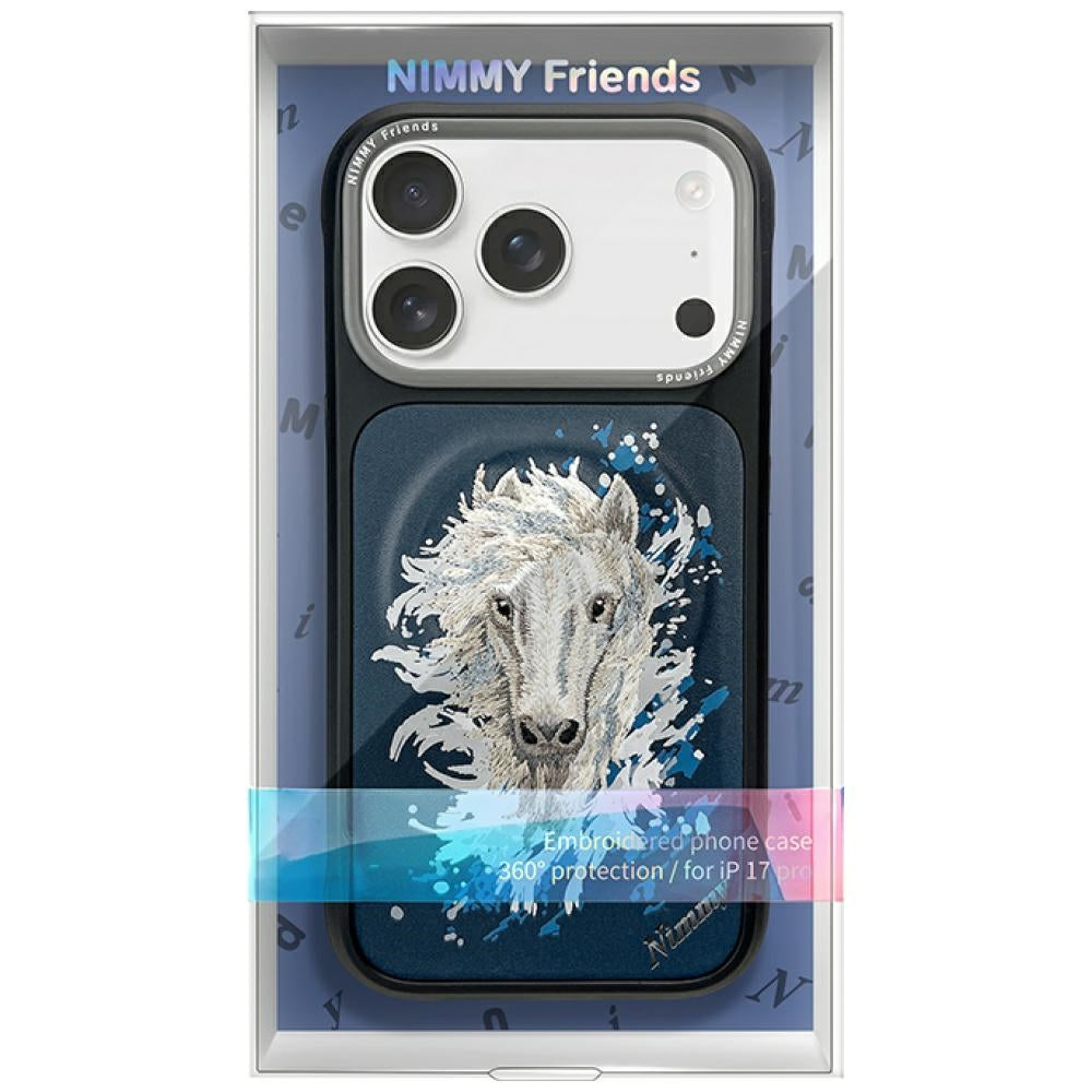Nimmy Koń MagSafe-hylster til iPhone 17 Pro - marineblå