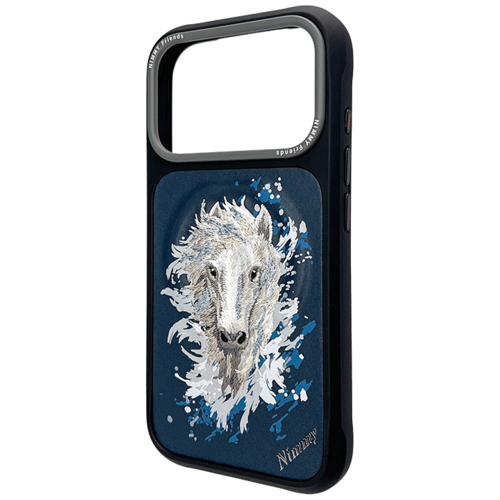 Nimmy the Horse MagSafe Case til iPhone 17 Pro Max - Navy Blue