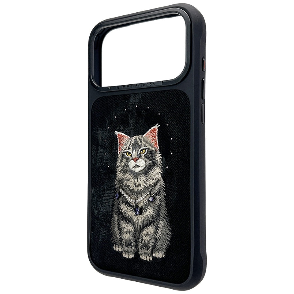 Nimmy Lucky Fashion Cat MagSafe fodtøj til iPhone 17 Pro - sort