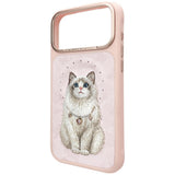 Nimmy Lucky Fashion Cat MagSafe-hylster til iPhone 17 Pro Max - pink