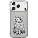 Nimmy Lucky Fashion Cat MagSafe-hylster til iPhone 17 Pro - grå
